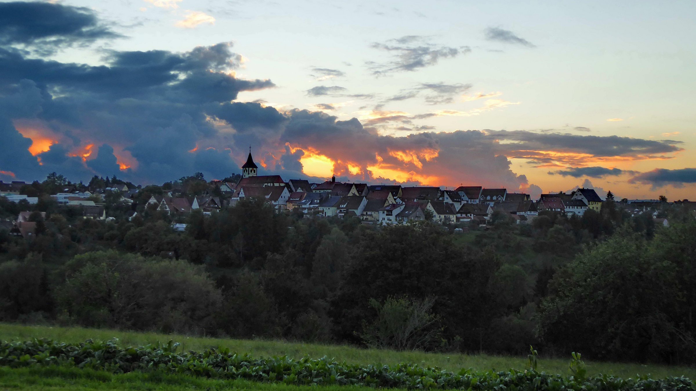 Blick auf Dornhan