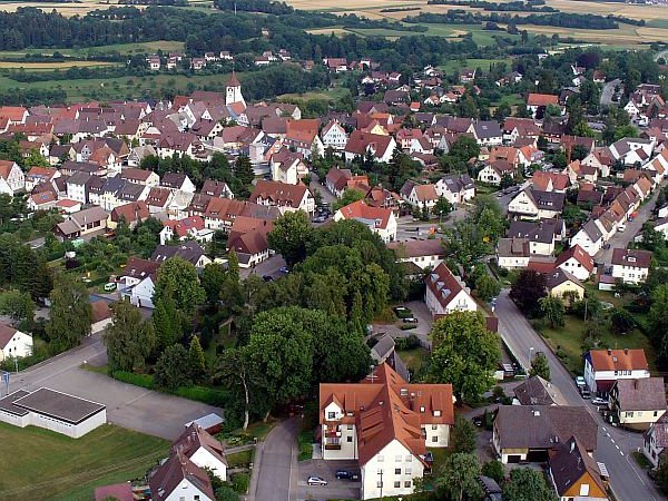 Luftbild Ballonfahrt